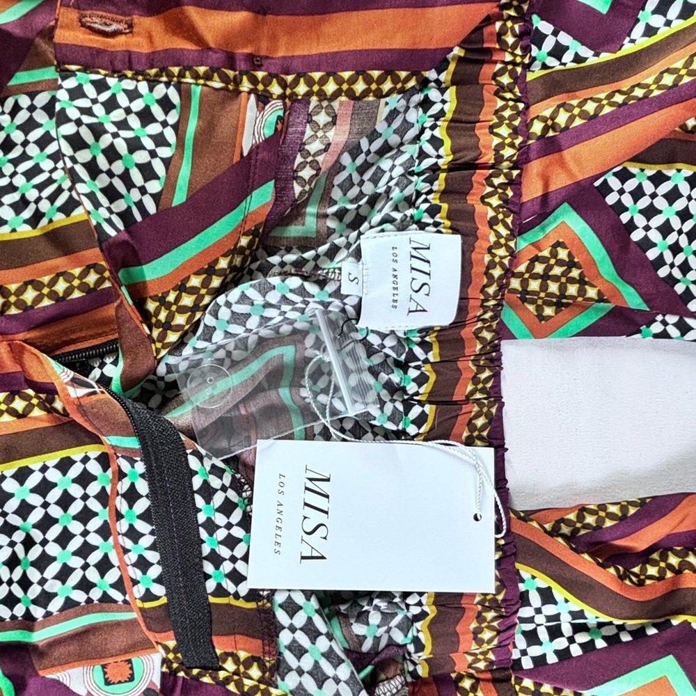 Misa Los Angeles Vibrant Geometric Maxi Dress - Picture 5 of 5